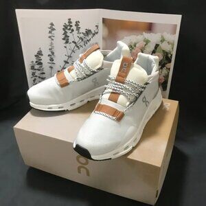 On Cloud Cloudnova Running Shoes White Pearl Women's